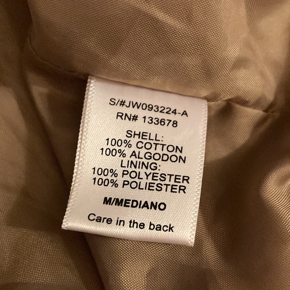 Love Tree Full Zip And Button Up Utility Jacket Coat with Hood and High Collar - Picture 5 of 7